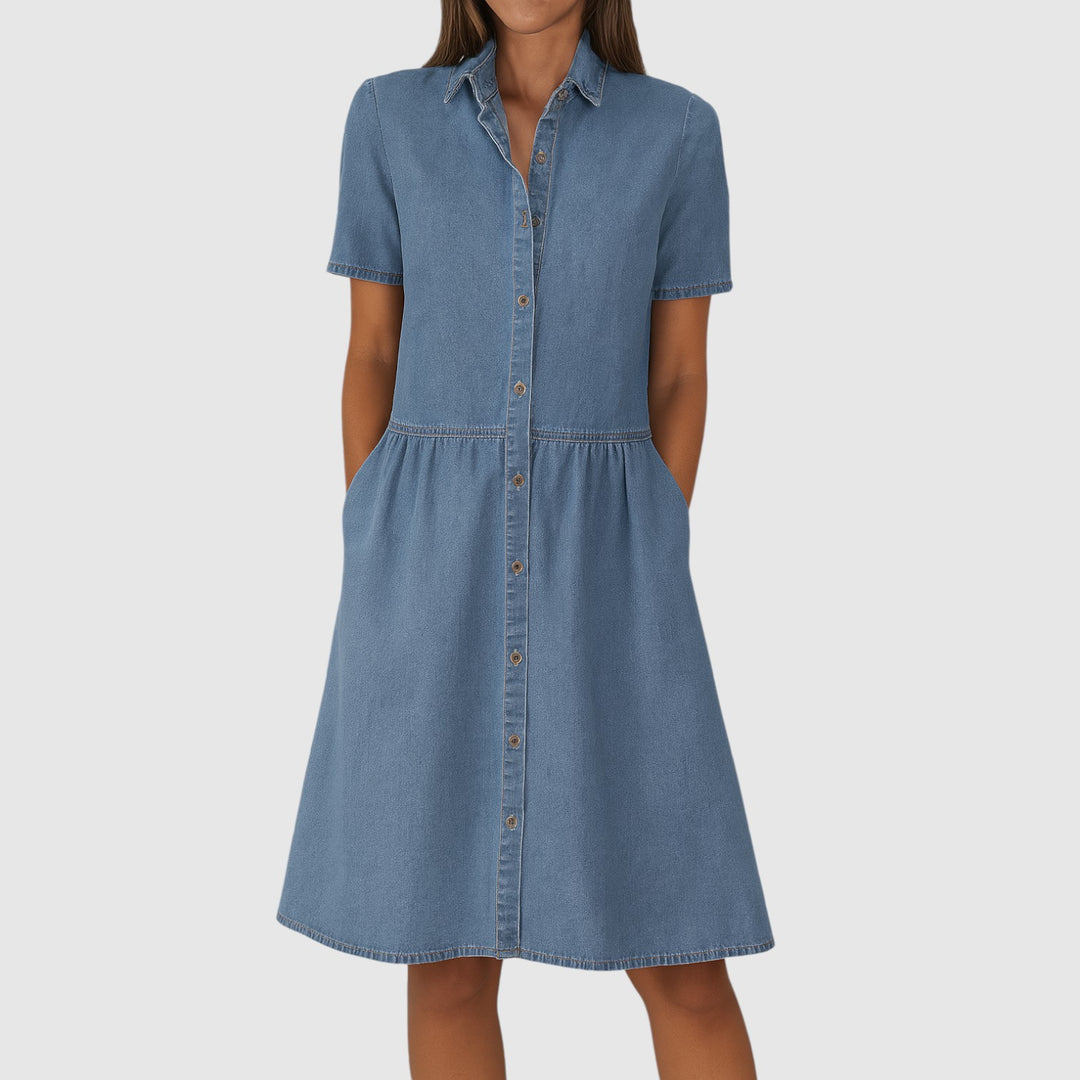 Isabella – Vestido informal de mezclilla