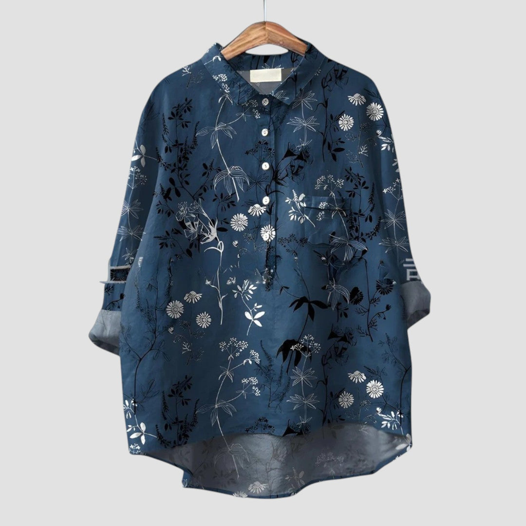 Tiziana | Camisa fluida con estampado floral