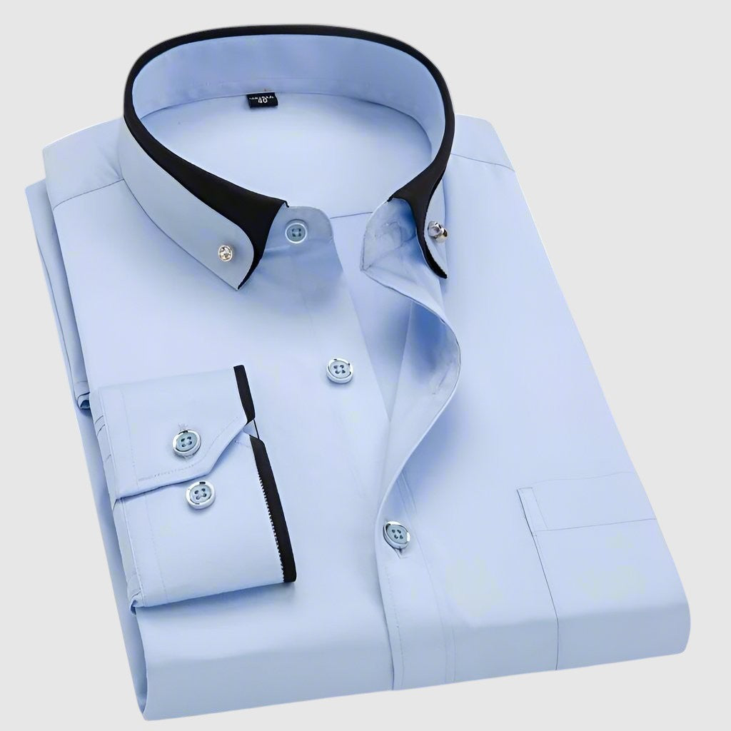 Camisa clásica de manga larga