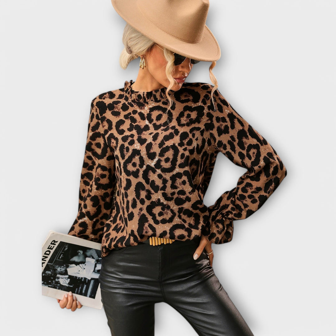 Kayla - Blusa de Leopardo