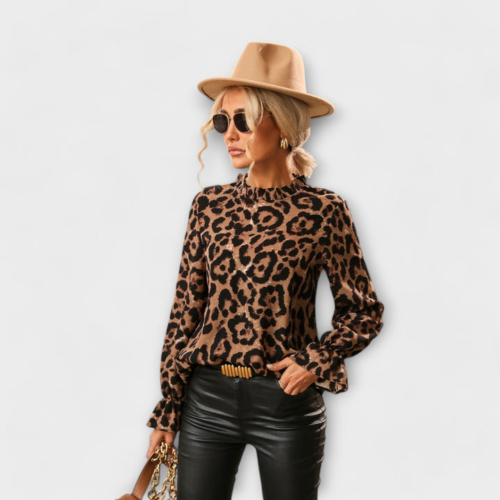 Kayla - Blusa de Leopardo