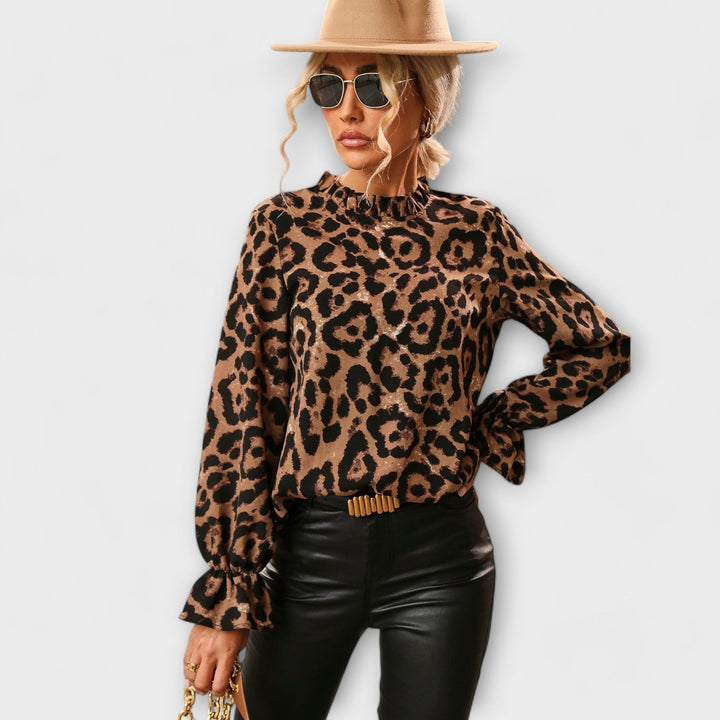 Kayla - Blusa de Leopardo