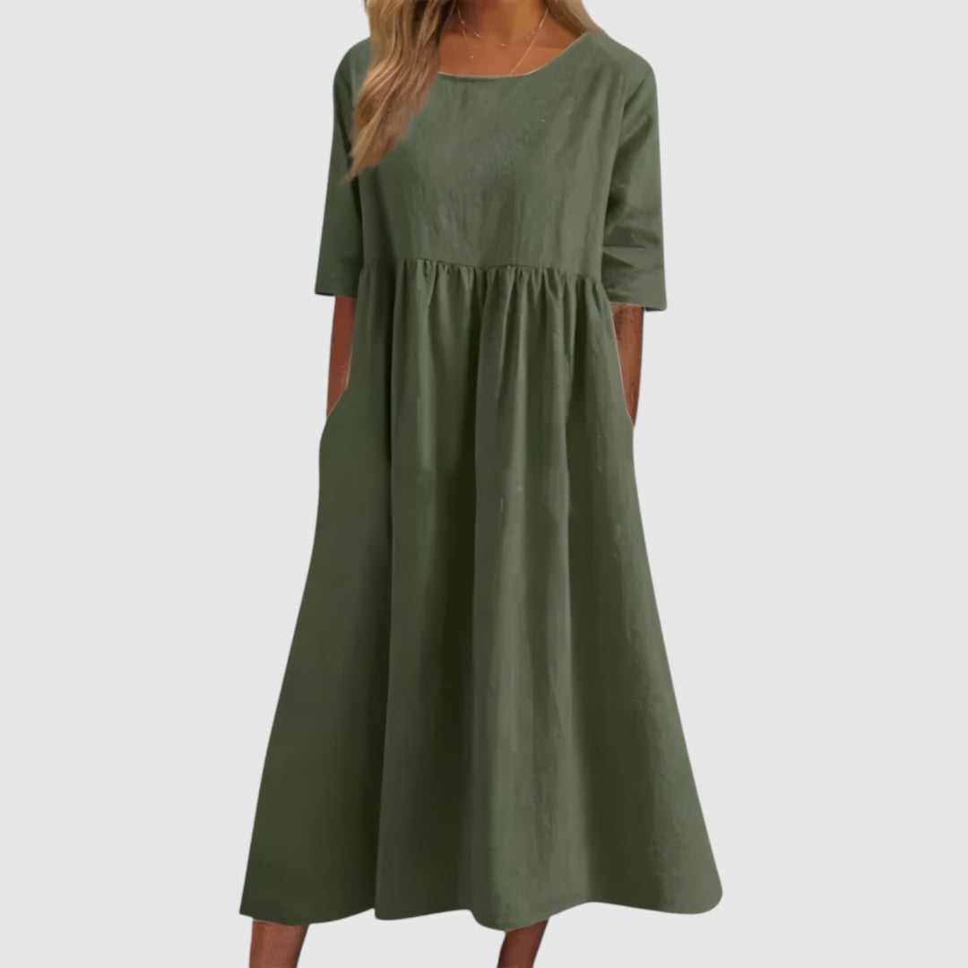 Sofia™ | Vestido favorecedor de algodón