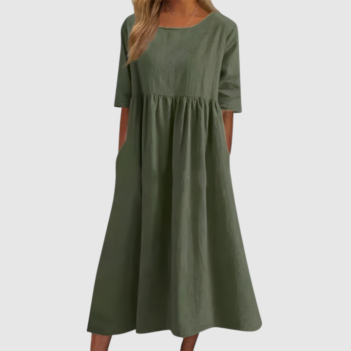 Sofia™ | Vestido favorecedor de algodón