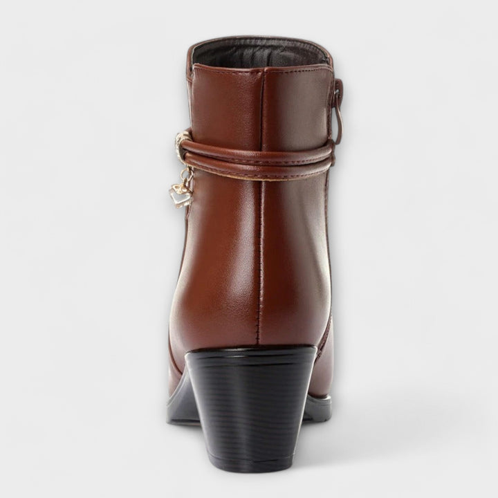 Frederika – Elegantes botín de invierno con cremallera