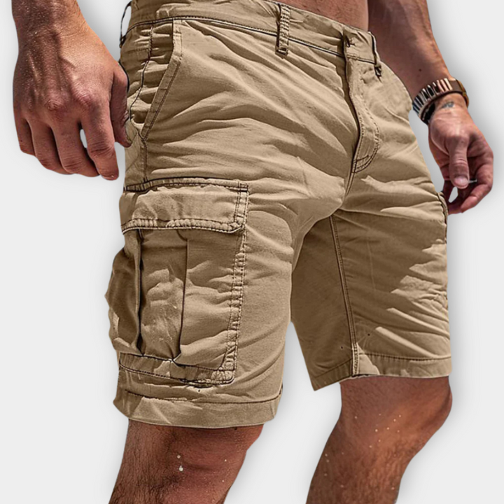 Cardo - Pantalones cortos cargo de algodón