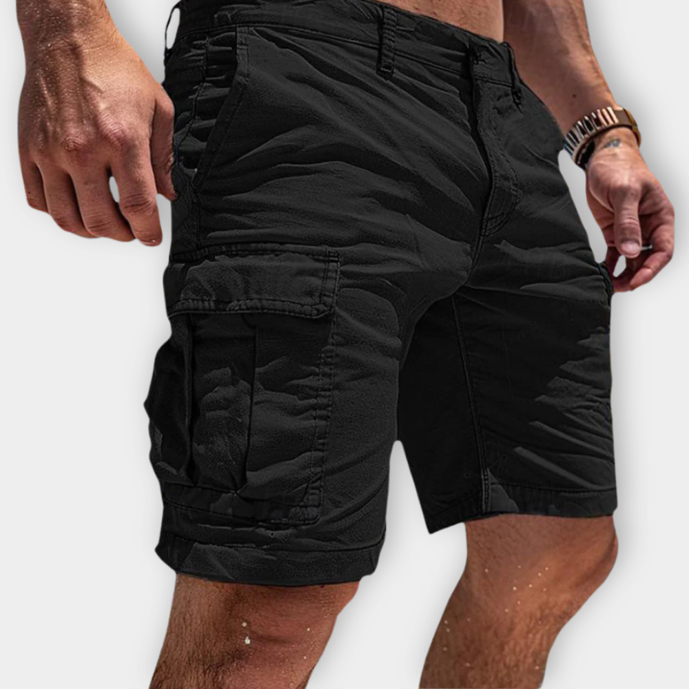 Cardo - Pantalones cortos cargo de algodón