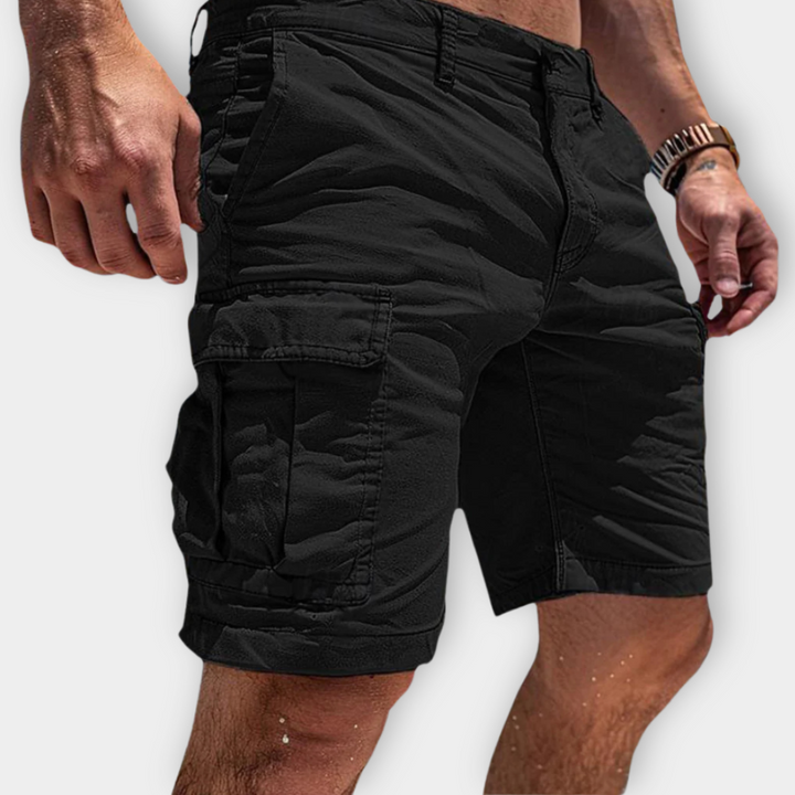 Cardo - Pantalones cortos cargo de algodón