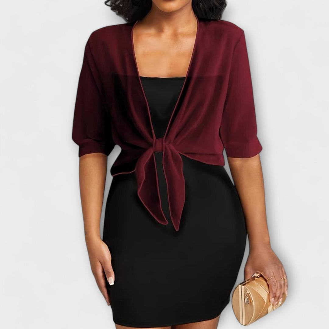 Olivia - Blusa con Frente Abierto