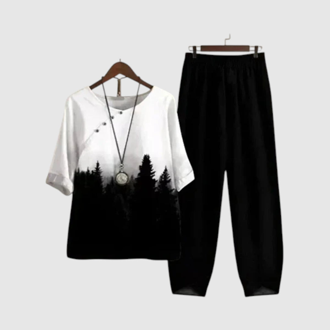 Evelyn Hecho a mano, elegante conjunto