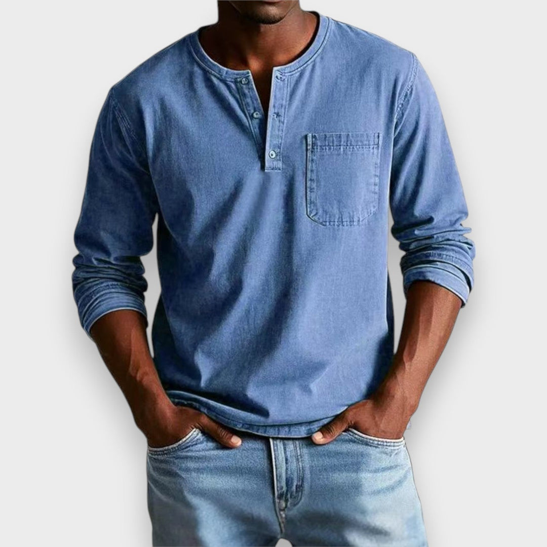 Thomas | Camisa Vintage de Manga Larga