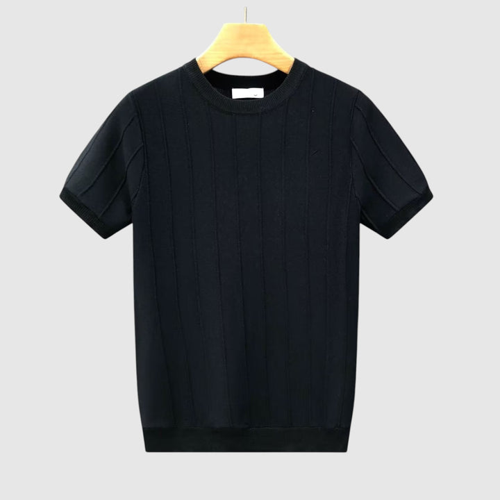 Camiseta de punto esencial acanalada