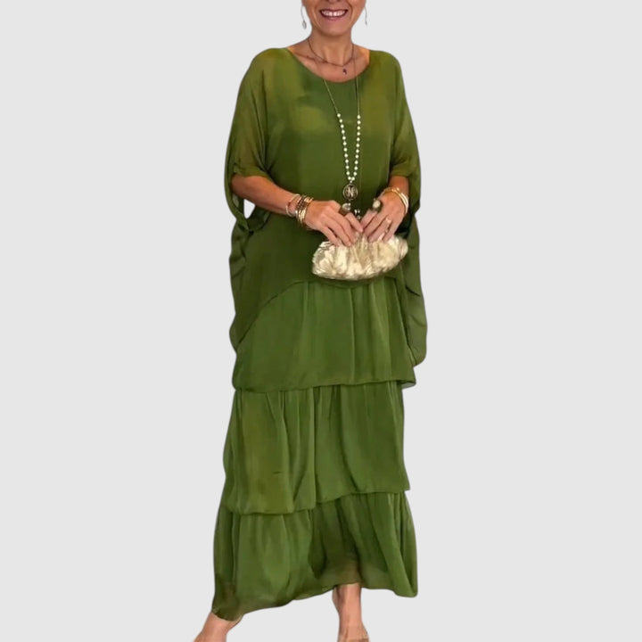 Nora | Elegante vestido bohemio informal de gasa