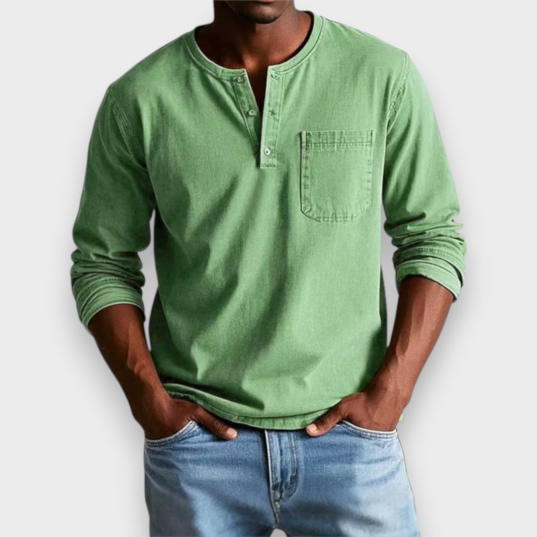Thomas | Camisa Vintage de Manga Larga