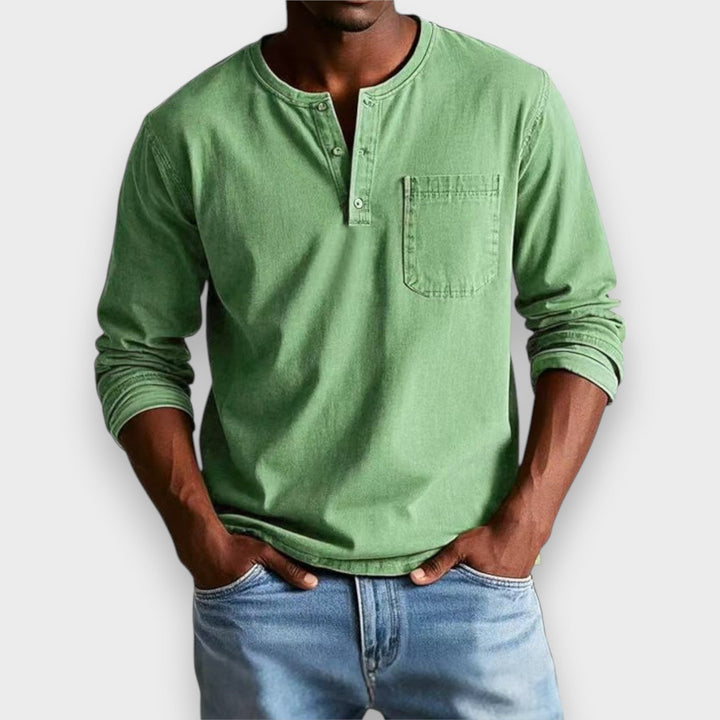 Thomas | Camisa Vintage de Manga Larga