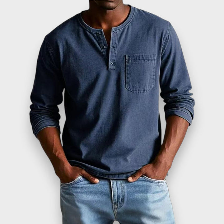 Thomas | Camisa Vintage de Manga Larga