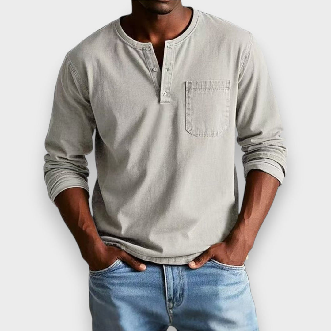 Thomas | Camisa Vintage de Manga Larga