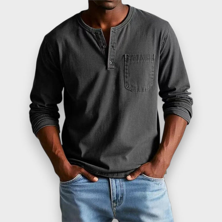 Thomas | Camisa Vintage de Manga Larga