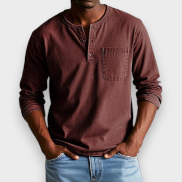 Thomas | Camisa Vintage de Manga Larga
