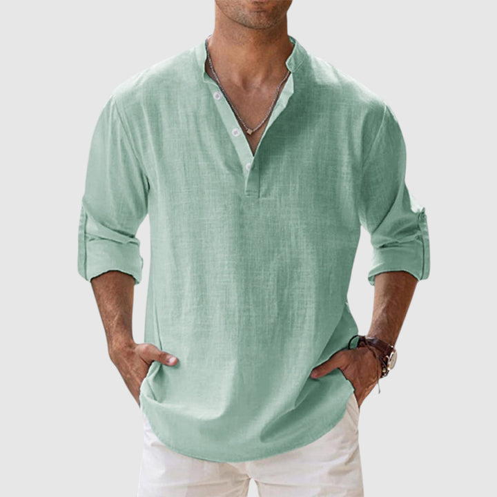 Lenoir™ | Camisa de lino transpirable