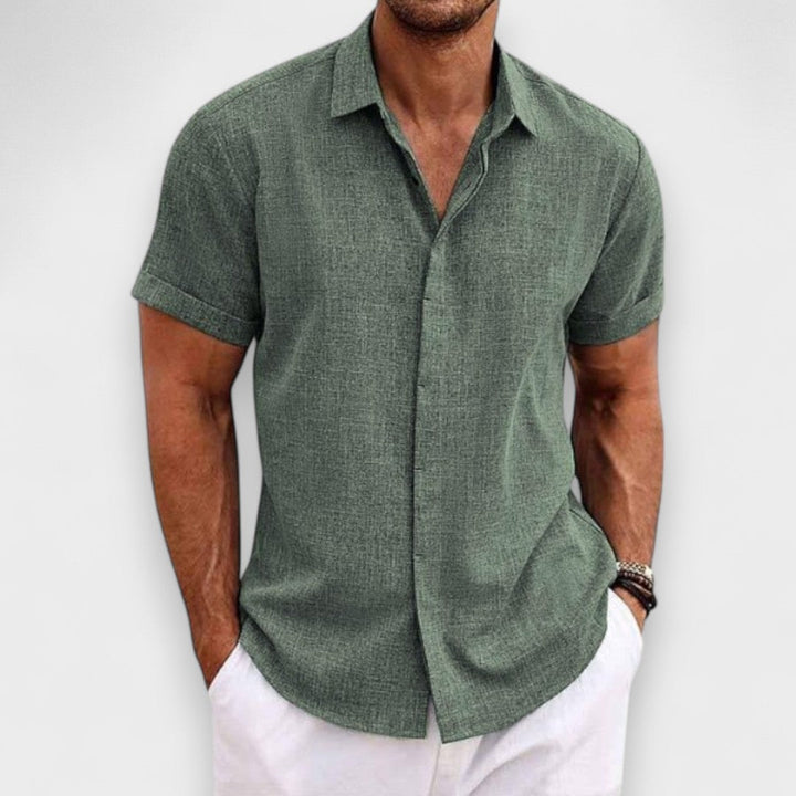 Tiago - Camisa clásica de lino