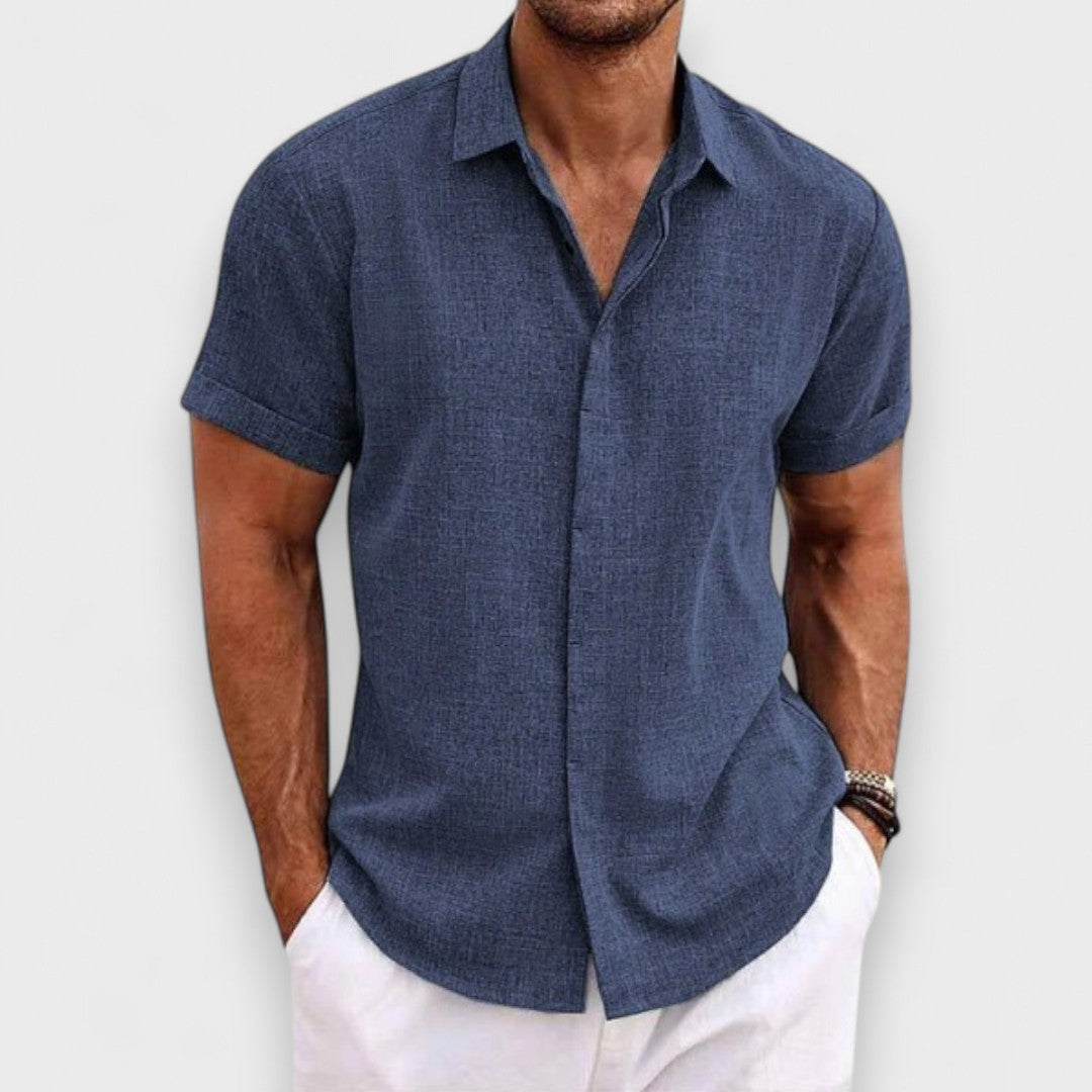 Tiago - Camisa clásica de lino