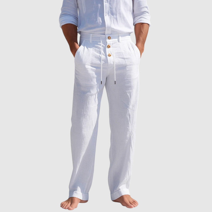 Edward | Pantalones de lino premium