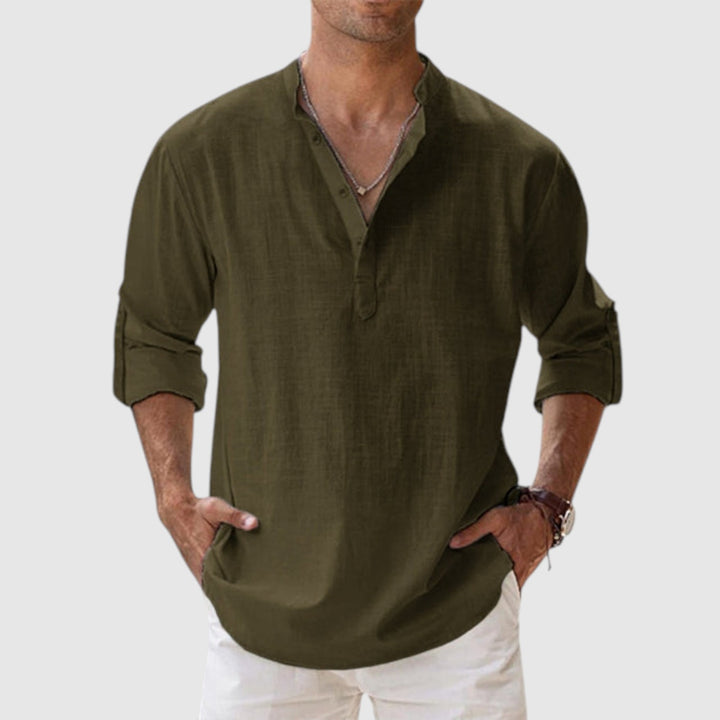 Lenoir™ | Camisa de lino transpirable