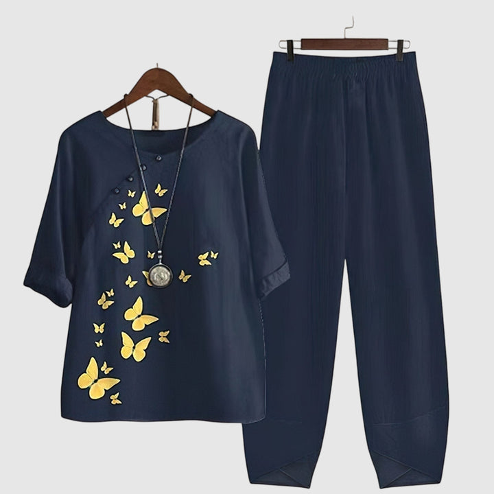 Evelyn Hecho a mano, elegante conjunto