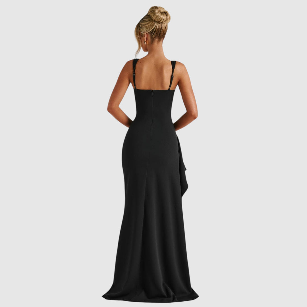 Vestido largo Julieta - Negro