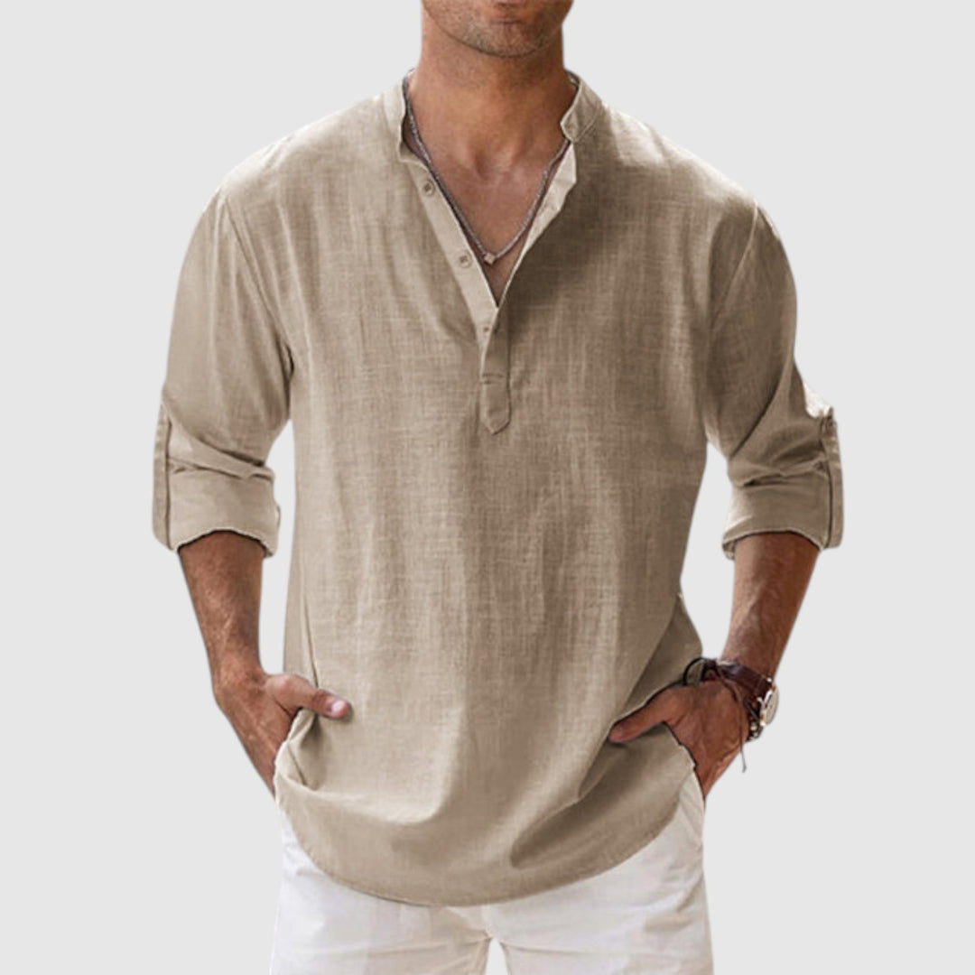 Lenoir™ | Camisa de lino transpirable