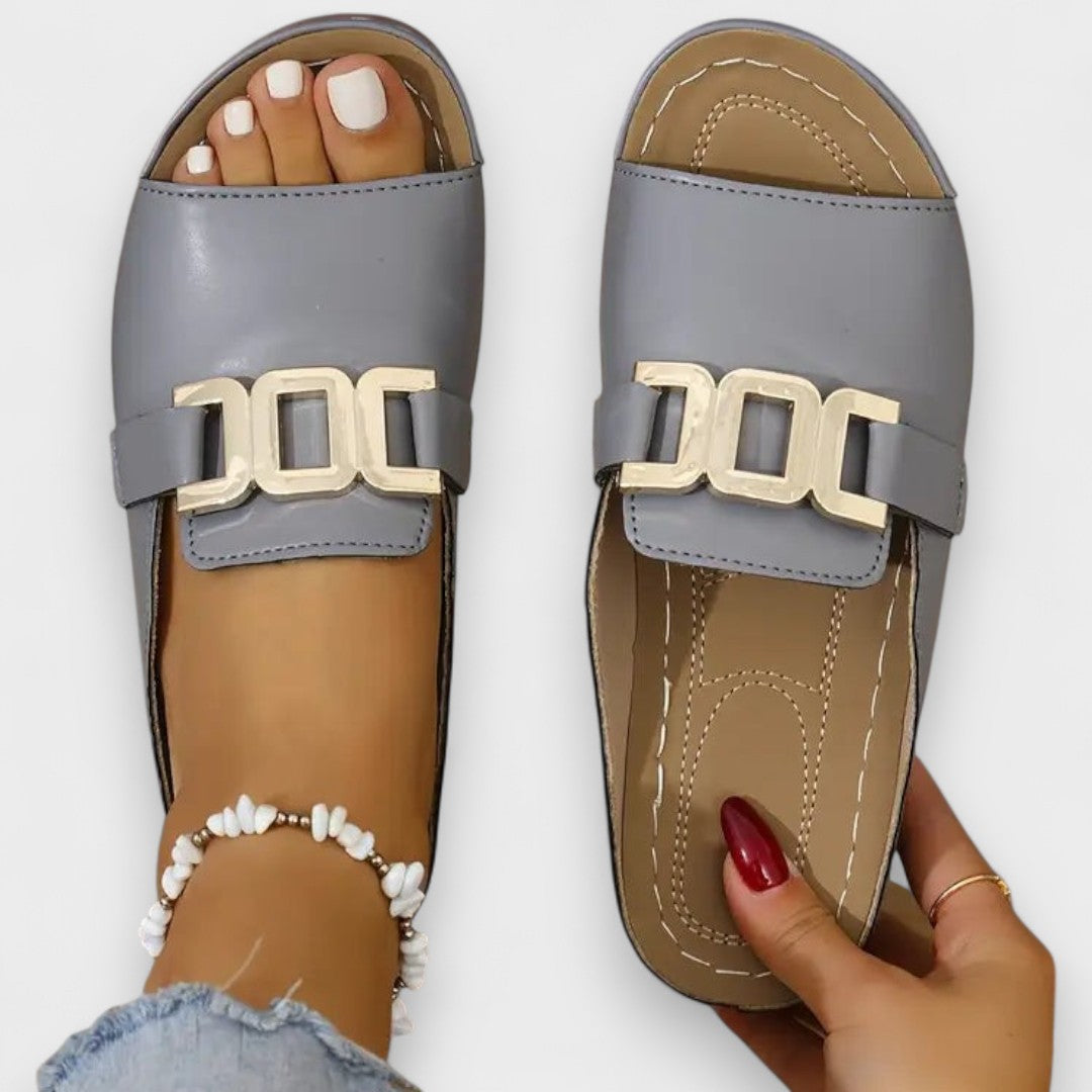 Maria - Sandalia cómoda con suela de cuña